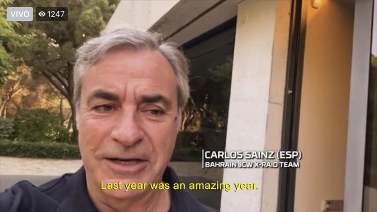 Carlos Sainz se muestra motivado para estar en 2021, salió desde Madrid