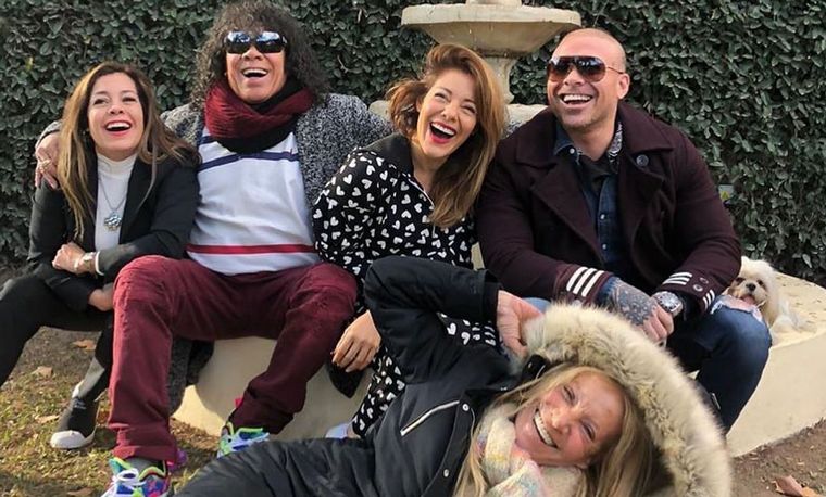 La Mona Jiménez también se reencontró con su familia