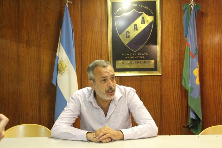 Wenceslao Méndez, presidente de Alvarado de Mar del Plata.