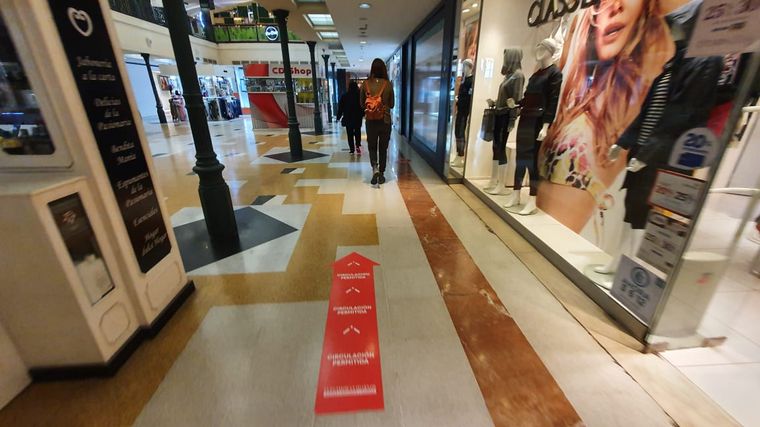 FOTO: Los shoppings de Córdoba volvieron a abrir sus puertas.