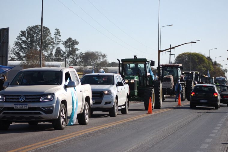 Movilización contra la expropiación de Vicentin en Jesús María