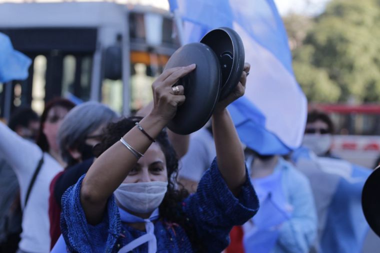 Banderazo contra la expropiación de Vicentin en Córdoba