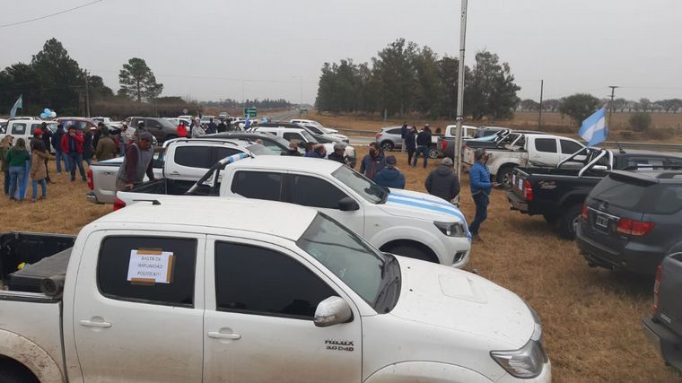 Movilización en Bell Ville contra la expropiación de Vicentin