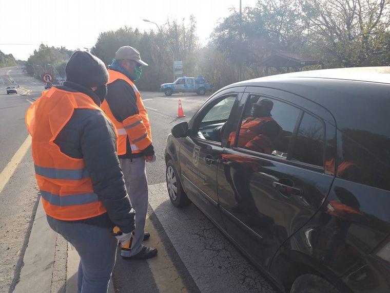 Controles en el ingreso a Salsipuedes