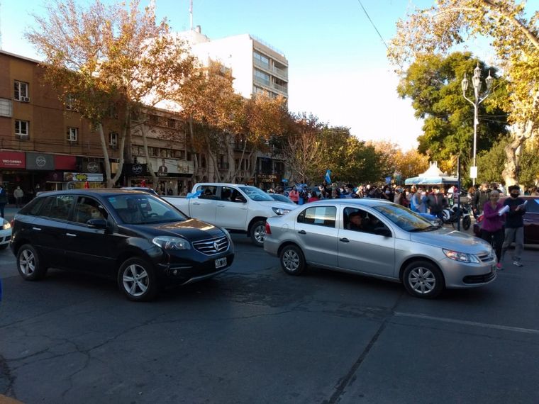 Los sanjuaninos también marcharon contra la expropiación de Vicentin.