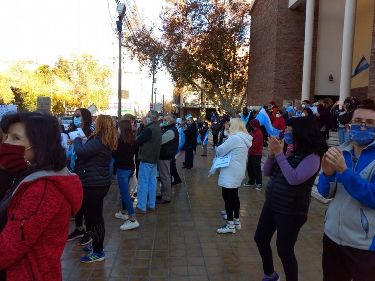 Los sanjuaninos también marcharon contra la expropiación de Vicentin.