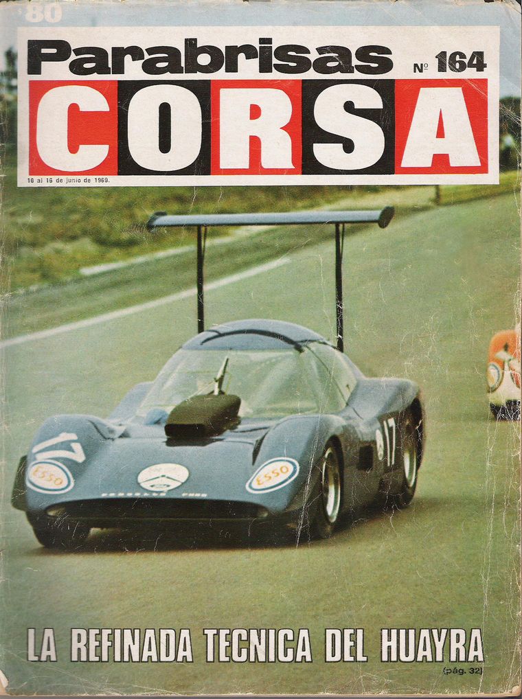 El Huayra Ford y Pascualini, tapa de la Revista CORSA/1969.