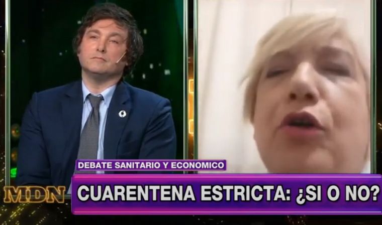 Javier Milei y un nuevo exabrupto en la televisión.