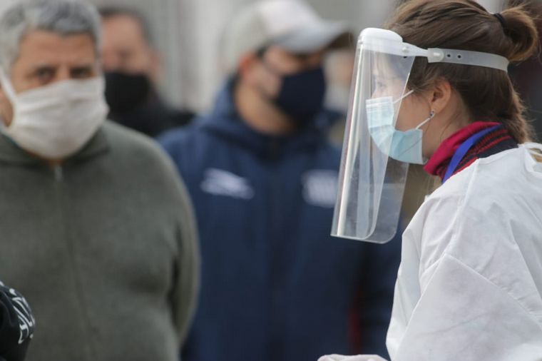 Cordón sanitario en barrio Rivadavia de Córdoba.
