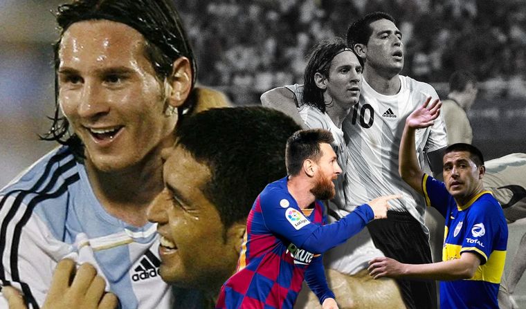 Messi y Riquelme, dos cracks que nacieron un 24 de junio.