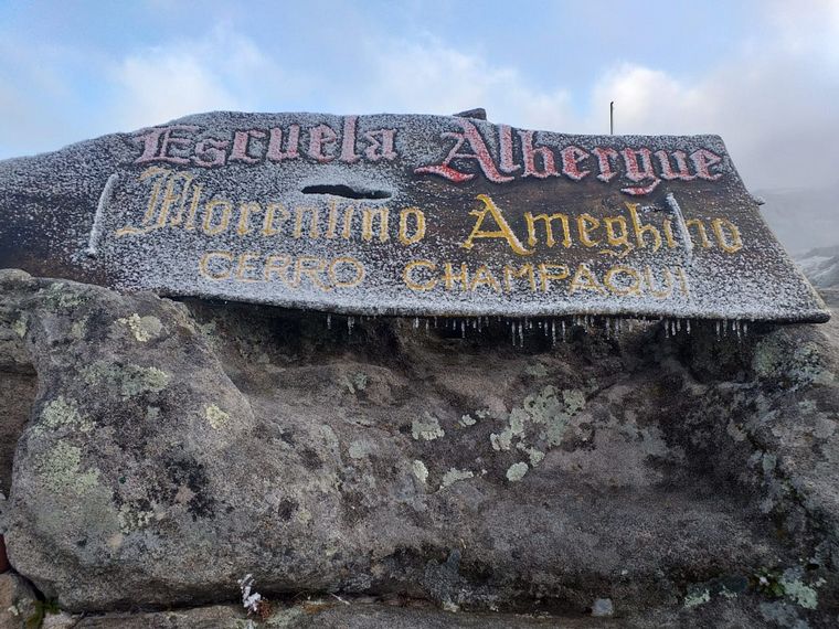 Nieve en el Cerro Champaquí (Foto: Julio Acereto)