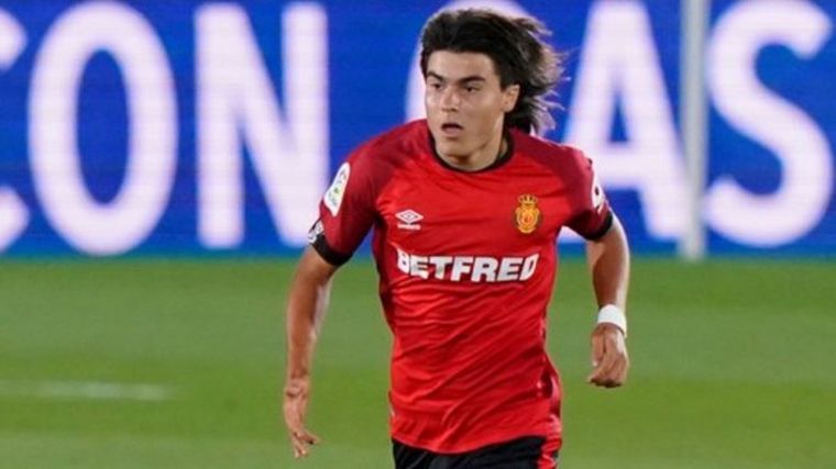 Luka Romero tuvo su debut en Mallorca este martes.