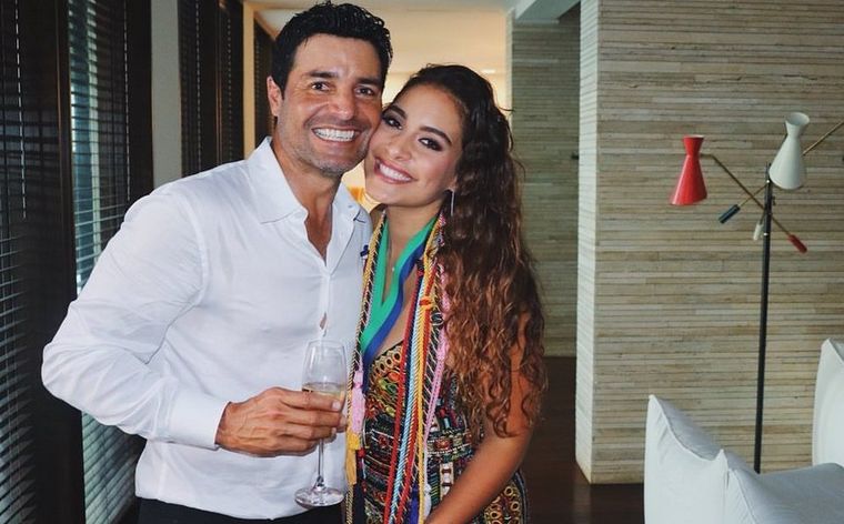 Chayanne y su hija Isadora