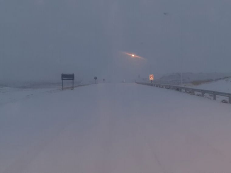 Copiosa nevada en Bariloche.