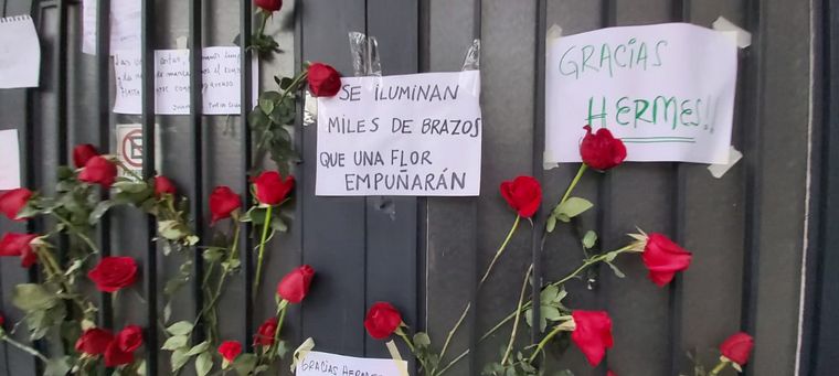 Despiden los restos del ex gobernador Hermes Binner.