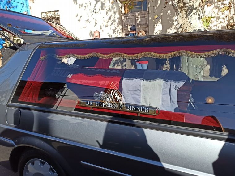 Sentida despedida a Hermes Binner en Casilda.