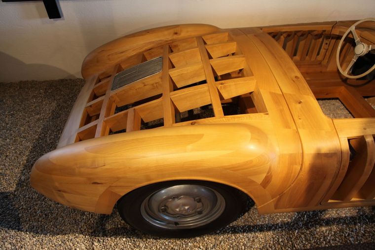 Las matrices de las carrocerías de aluminio se hacían de madera