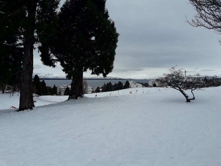 Nieve en Bariloche.