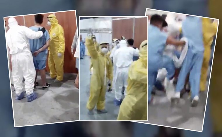 Incidentes en el Centro de Aislamiento Costa Salguero