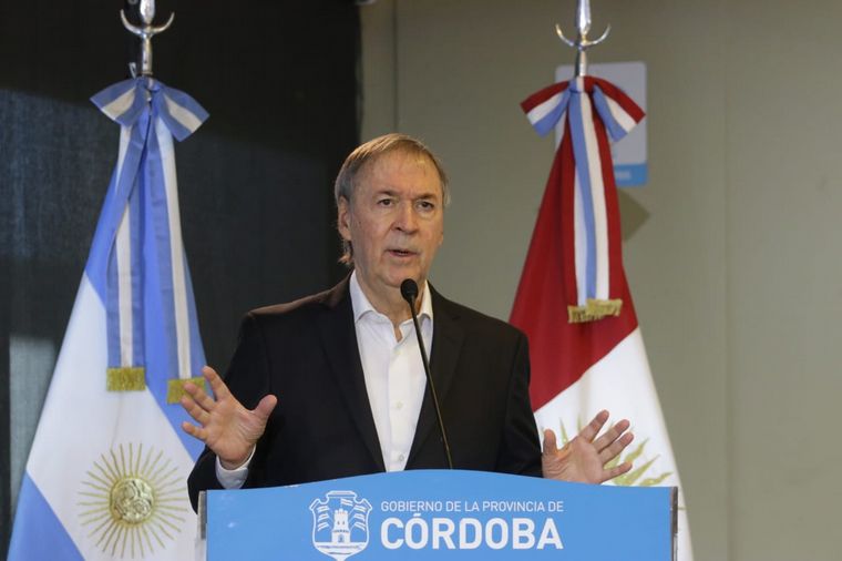 FOTO: Juan Schiaretti, gobernador de Córdoba.