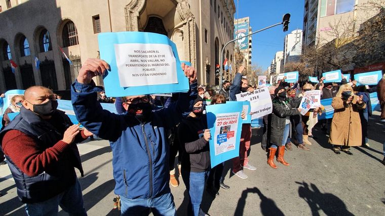 Marcha de transportistas