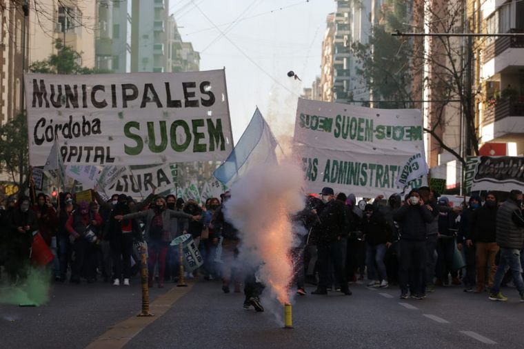Protestas del Suoem en Córdoba