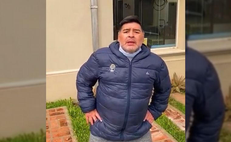 Fuerte descargo de Maradona tras las dudas sobre su salud