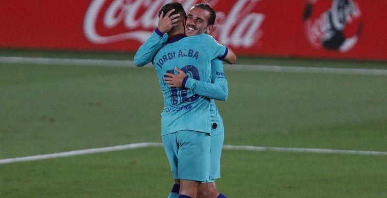 Griezmann marcó un golazo para la goleada del Barcelona ante el Villarreal.