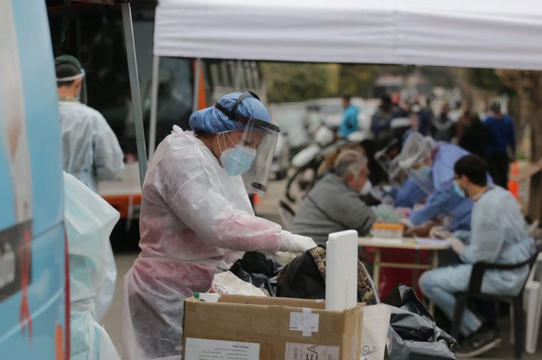 Testeos en barrio La Madrid