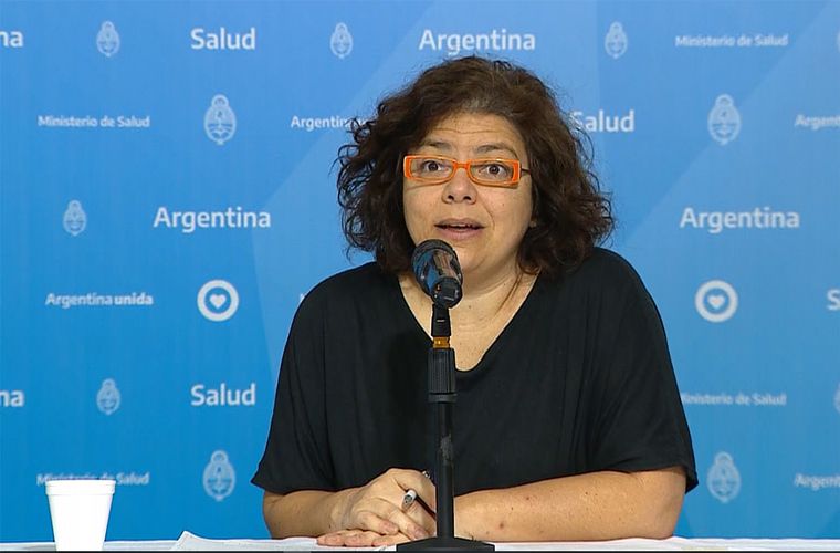 Carla Vizzotti fue corregida por el Ministerio de Salud provincial. 