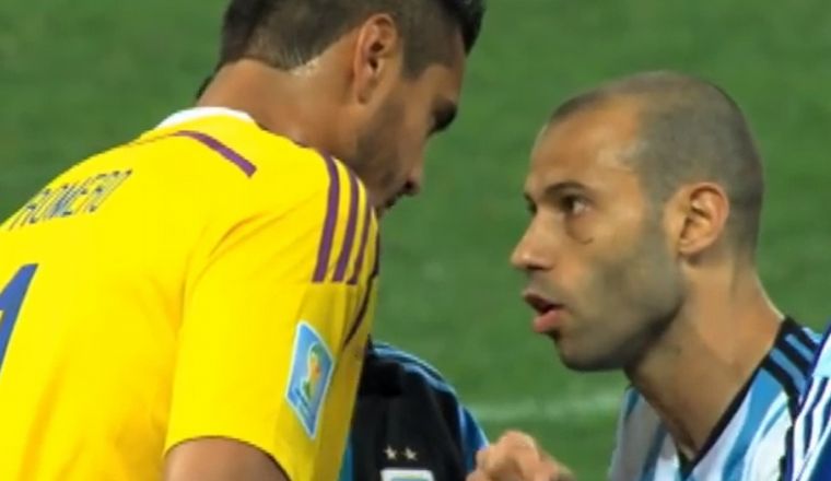 Mascherano, a Romero antes de los penales: