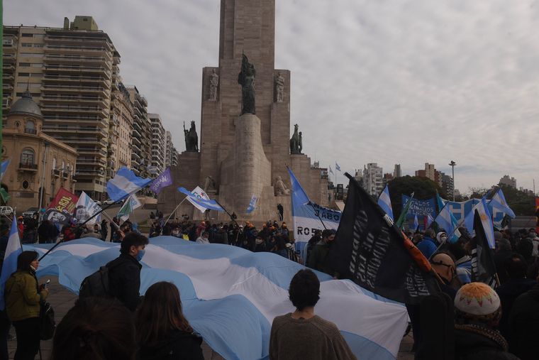 Movilización a favor de la intervención de Vicentin en Rosario.