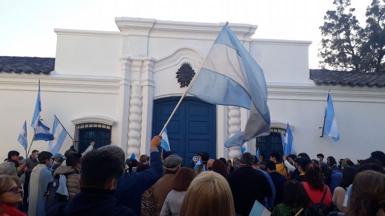 Protesta en Tucumán en defensa de libertad y derechos