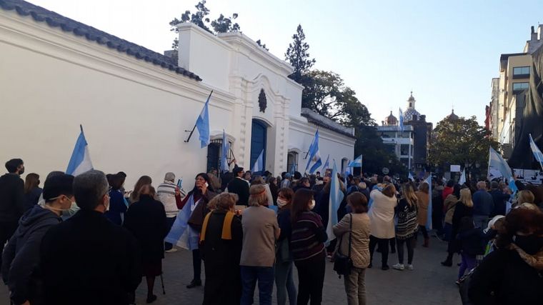 Protesta en Tucumán en defensa de libertad y derechos