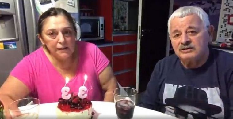 Tití Fernández y su esposa recordaron a 