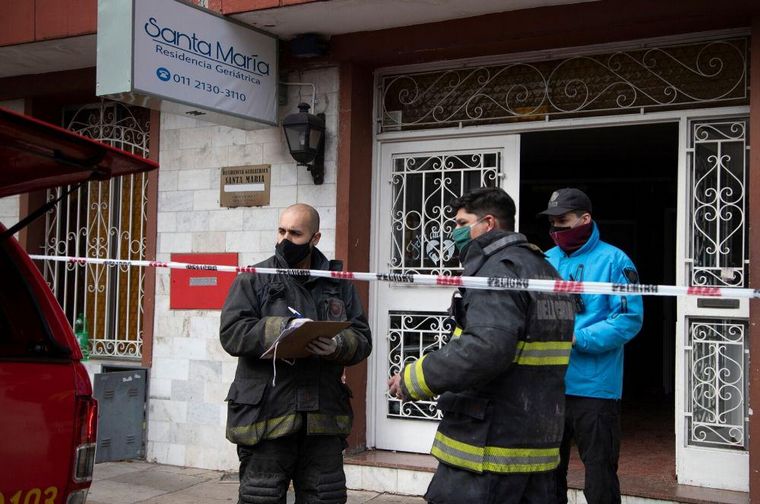 Incendio en un geriátrico de Floresta.