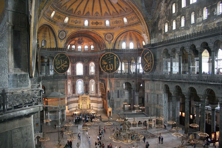 Santa Sofía, patrimonio mundial de la Unesco en Turquía.