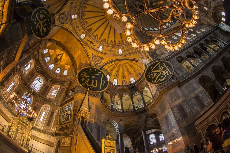 Santa Sofía, patrimonio mundial de la Unesco en Turquía.