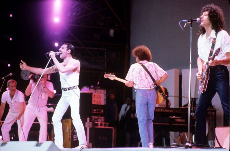 FOTO:  Día Mundial del Rock: El día que Queen hizo historia en el Live Aid.
