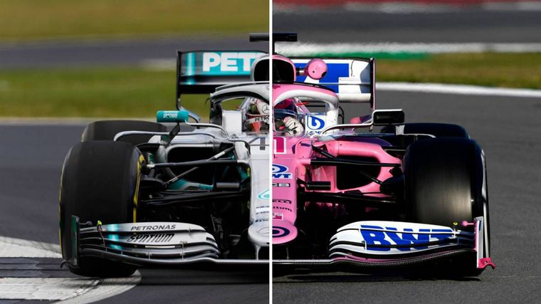 El parecido es casi exacto y Racing Point reconoce que ha copiado el W10