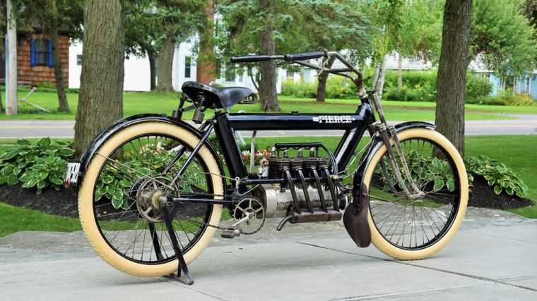FOTO: Producida entre 1909 y 1913, se construyeron menos de 500 ejemplares de estas motoS