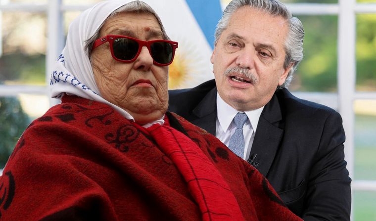 Nuevo round de Hebe de Bonafini y Alberto Fernández.