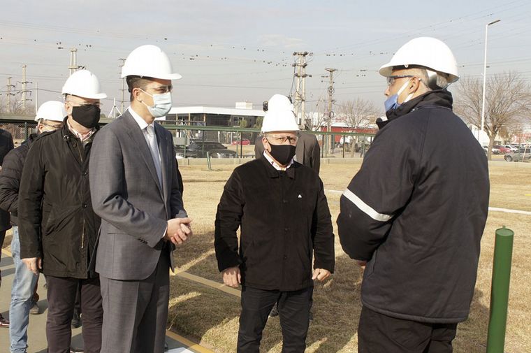 La red interna realizada por la empresa incluyó 150 metros de cañería de acero.