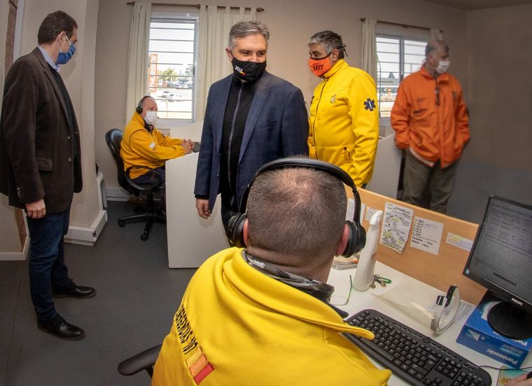 Llaryora inauguró nueva oficina del Servicio de Emergencias Médicas 107.