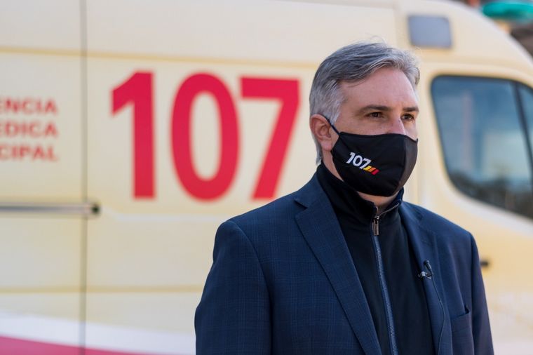 Llaryora inauguró nueva oficina del Servicio de Emergencias Médicas 107.