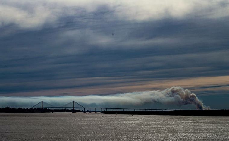 Humo en Rosario