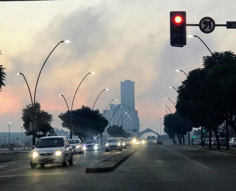 Humo en Rosario
