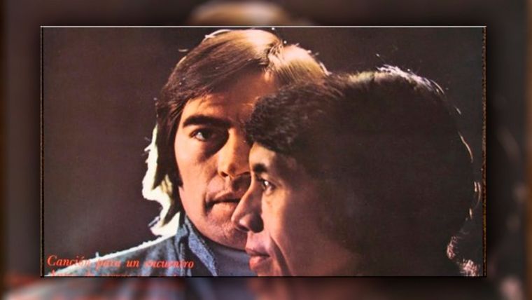 El "Chango" Nieto y Daniel Toro, hace 40 años.