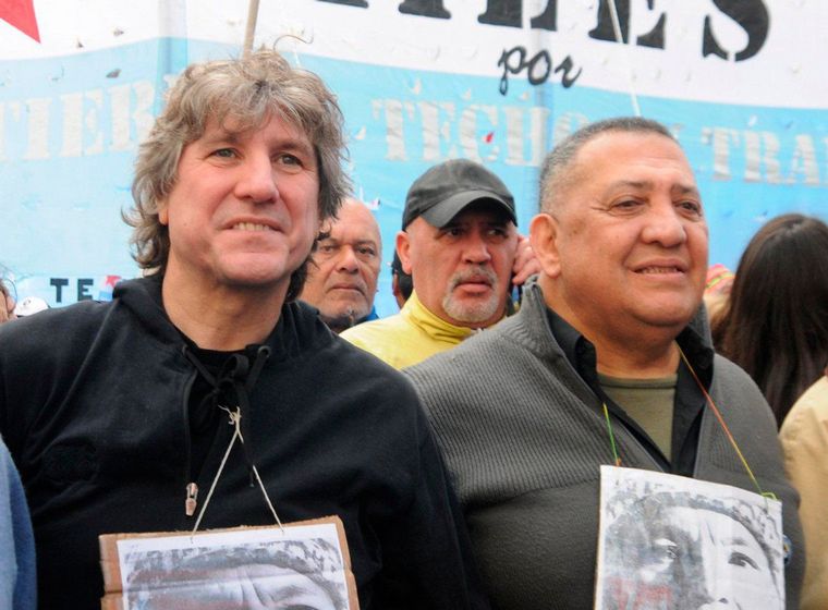 D'Elía es referente de la Federación Tierra y Vivienda-MILES.