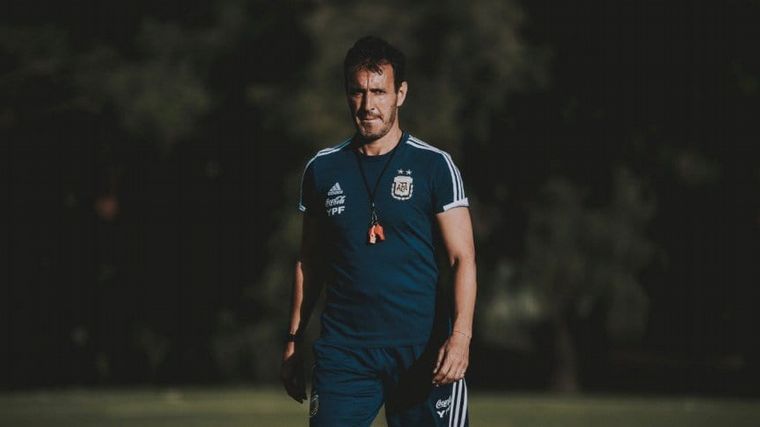  “Bocha” Batista, director técnico de la Selección Argentina Sub 23 (FOTO:TyC Sports)